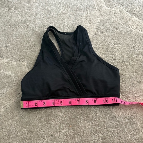 Lululemon Black Cross-Front Sports Bra – Size Small - Picture 2 of 3